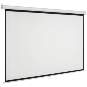 Hashmo Wall Mounted Projection Screen 120 inch, 8x6 ft, 4:3 ratio, perfect for home theaters and presentations in Islamabad and Rawalpindi